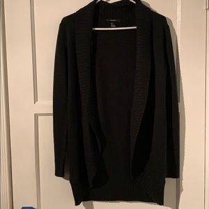 Black shawl cardigan